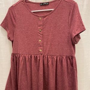 Red SHEIN shirt